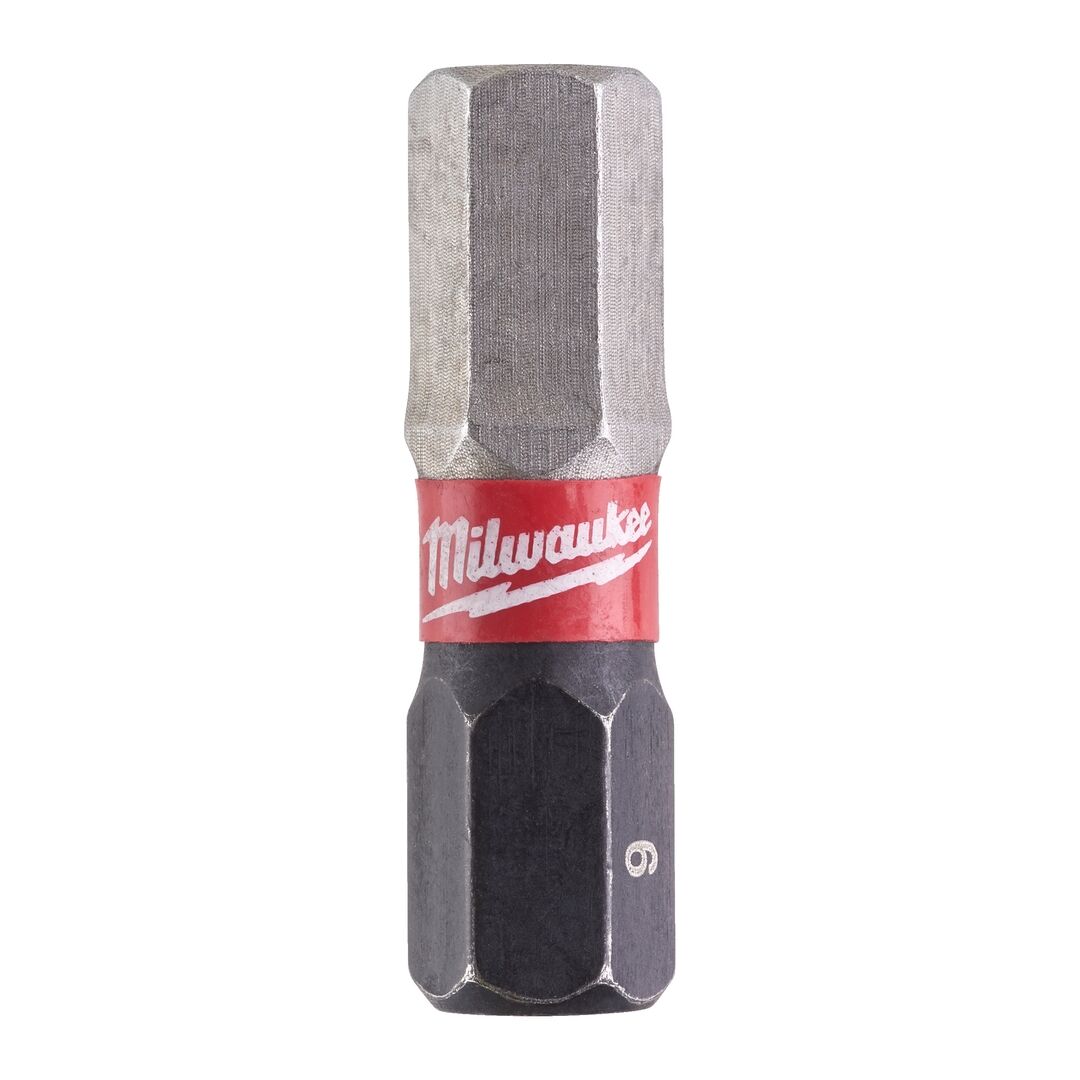 MILWAUKEE Bit Schrauberbit 25mm SHOCKWAVE Hex 6