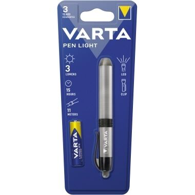 VARTA Taschenlampe Pen Light LED Aluminium 16611101421