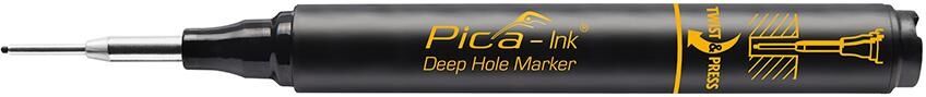 PICA Tieflochmarker Pica-Ink schwarz mit Teleskopspitze