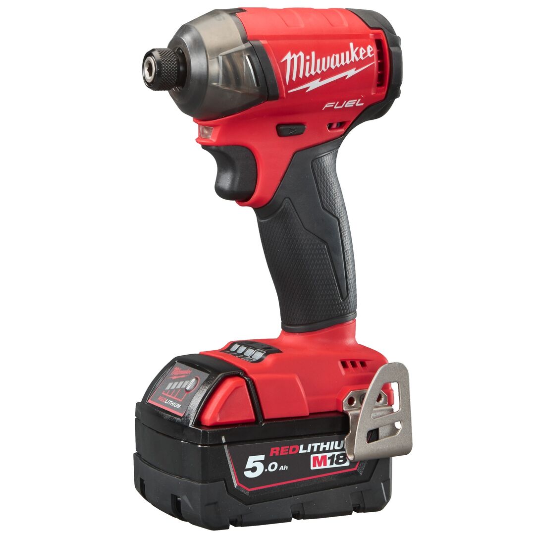 MILWAUKEE Akku-Schlagschrauber 1/4" Hex M18FQID-502X 2x18V/5Ah Box
