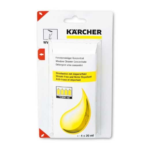 KÄRCHER Reinigungsmittel RM 503 Fensterreiniger-Konzentrat 4x20ml