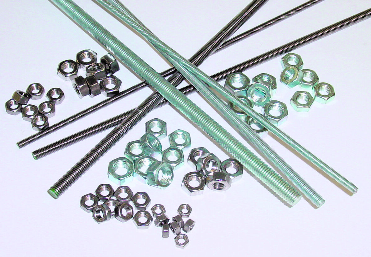 Sechskt.-Muttern Galv.Vz. m 8 DIN 934-8 xxxx