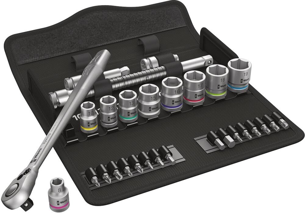 WERA Steckschl.-Grt. 3/8" 29tlg. ZYKLOP switch