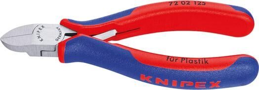 KNIPEX Seitenschneider 125mm für Kunststoff Mehrkomponenten-Hülle 72 02 125