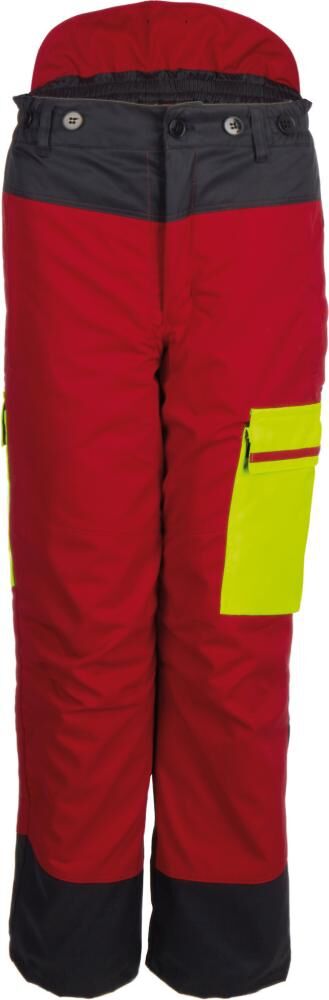 WATEX Bundhose Forest jack Red Gr. 46/48,rot/anthrazit/gelb