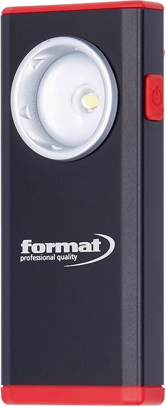 FORMAT Akku-Handleuchte LED Alu 200Lumen