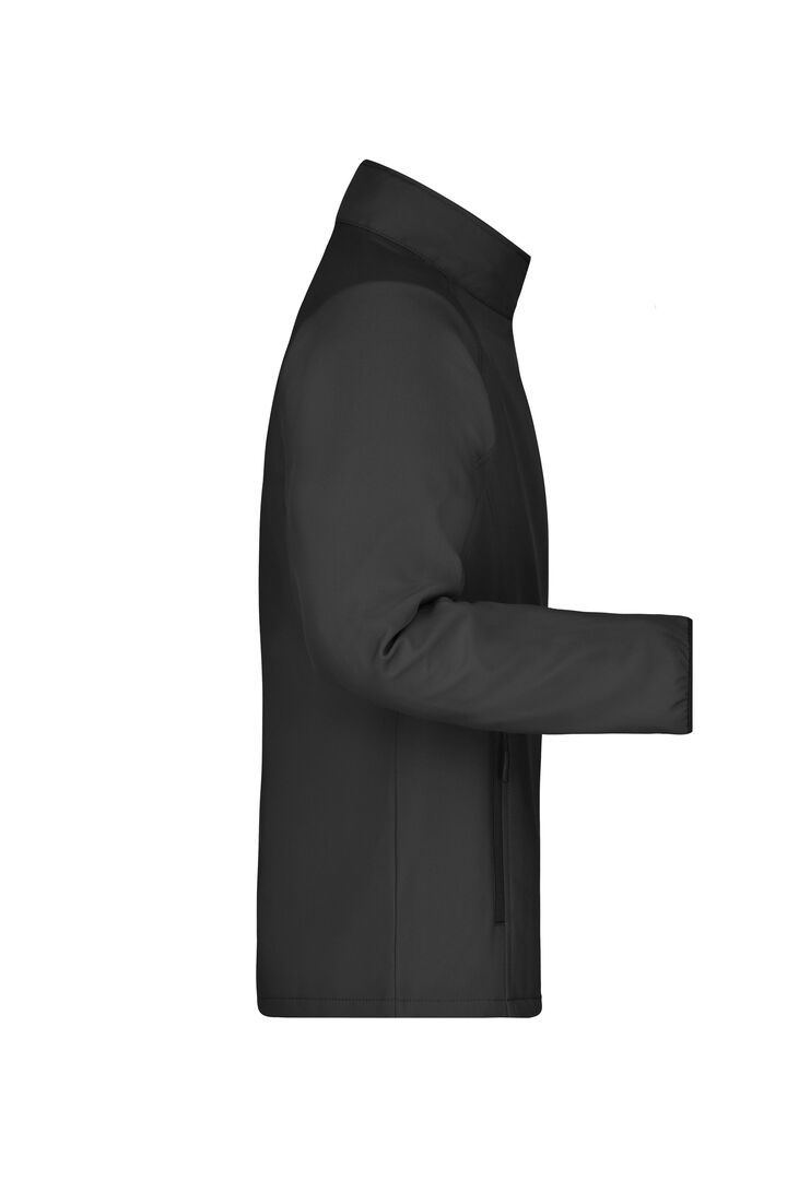 JAMES & NICHOLSON Softshelljacke Gr. XXL black/black 1130