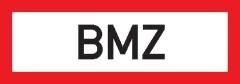 Brandschutzschild Folie nachleuchtend BMZ 297x105mm