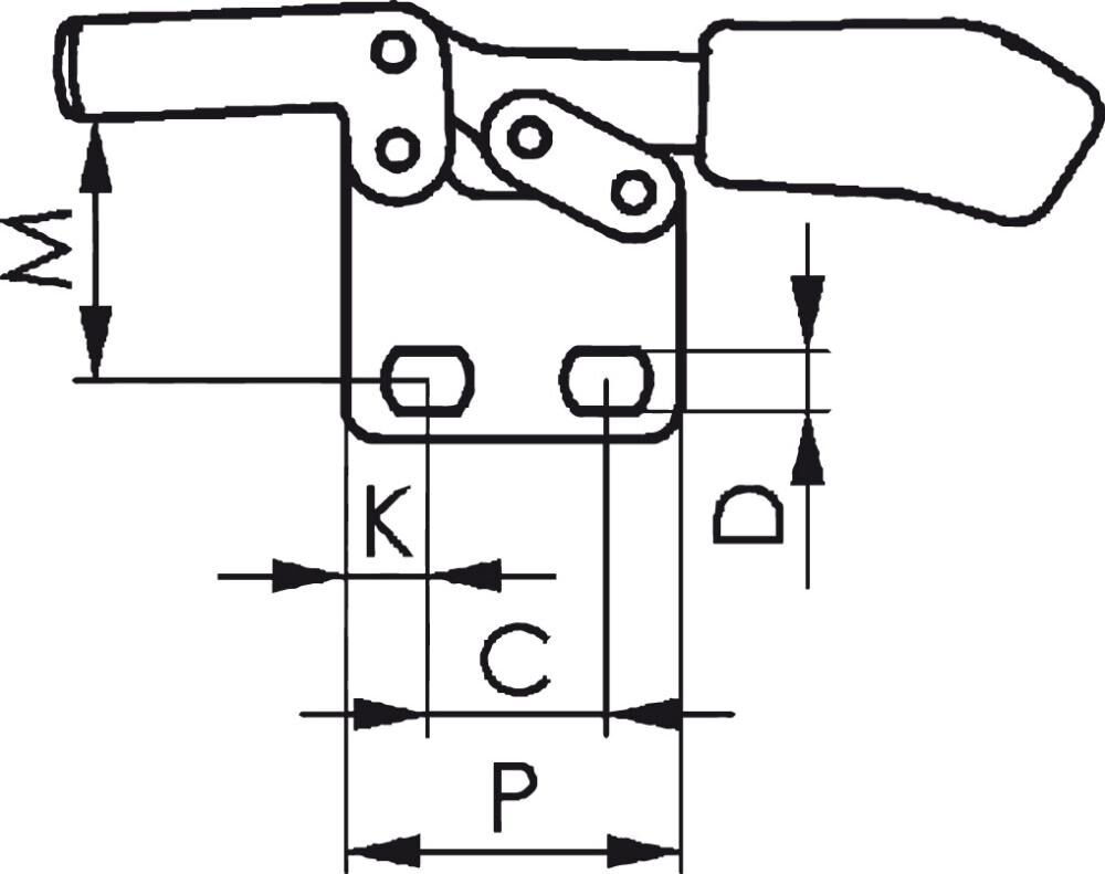 AMF Waagrecht-Spanner 6832 Gr. 2