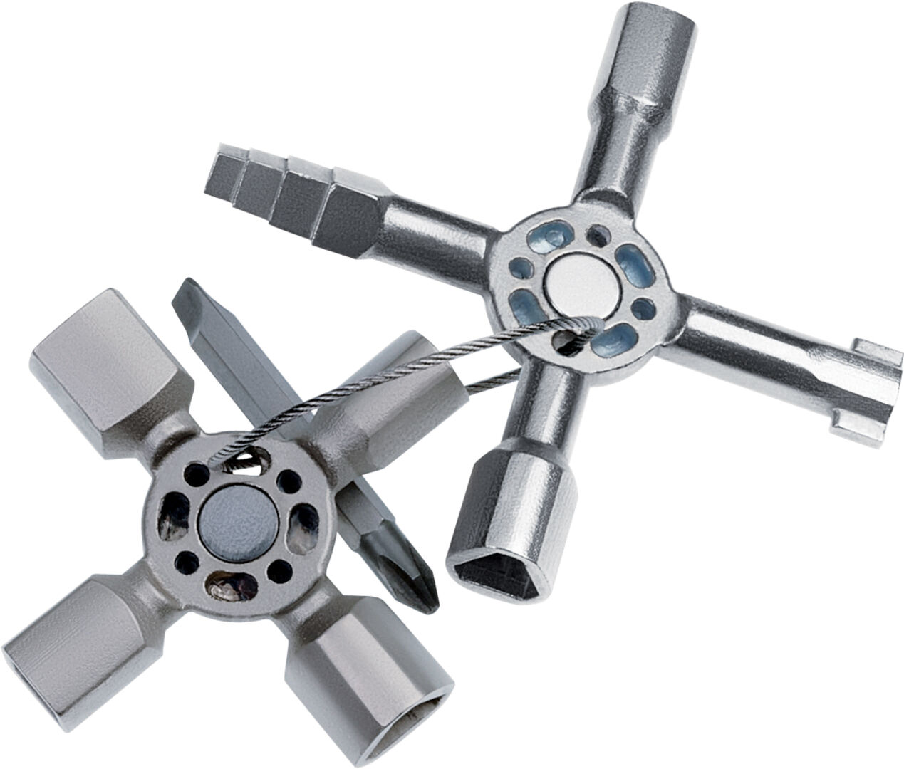 KNIPEX 00 11 01 TwinKey Schaltschrankschlüssel für Schränke 92mm