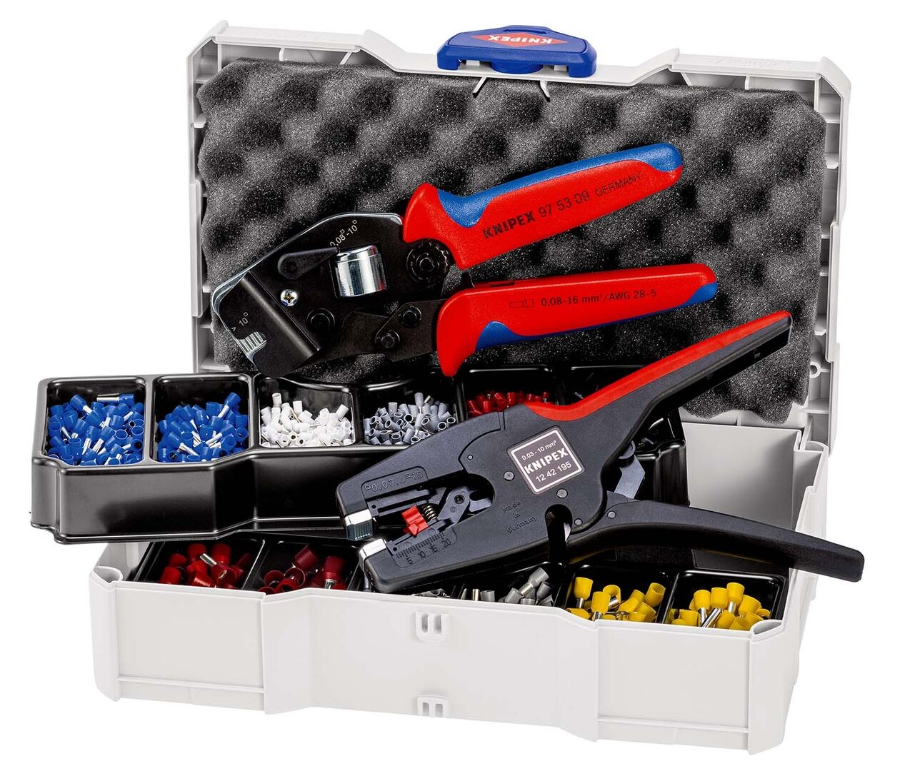 KNIPEX Crimp-Sortiment für Aderendhülsen 97 90 17