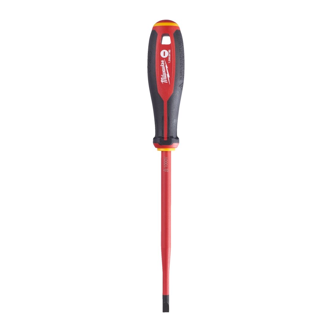 MILWAUKEE Schraubendreher VDE Schlitz 1,2x6,5x150mm Tri-Lobe