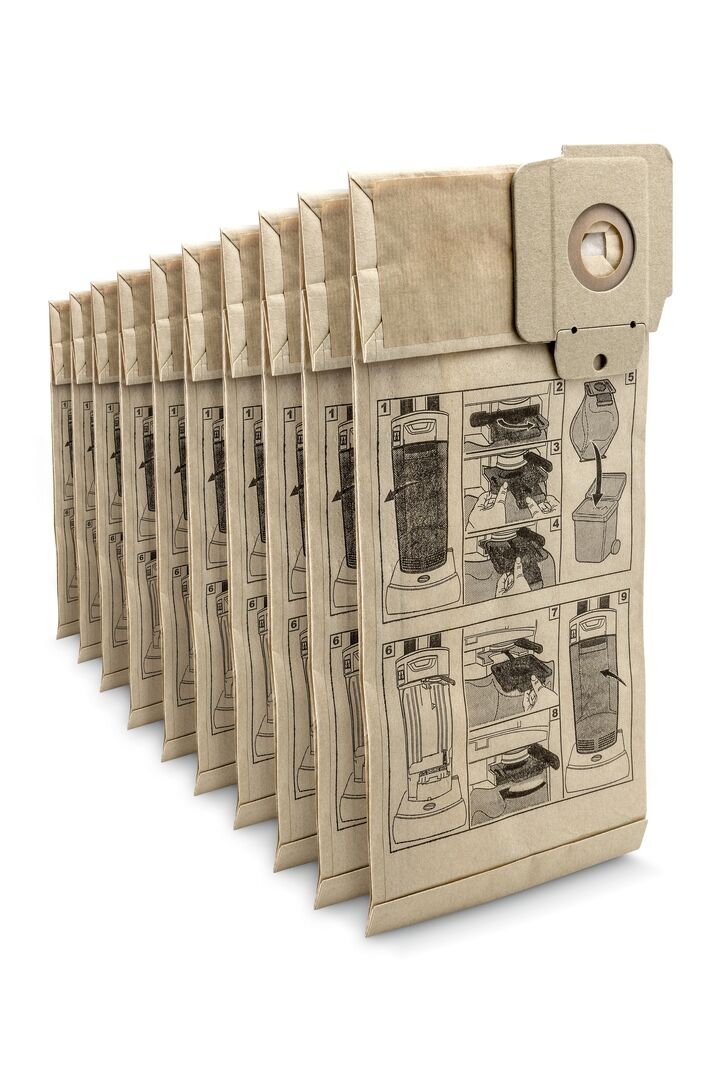 KÄRCHER Papierfiltertüte für CV 30/1 38/1 38/2 48/2 10St.