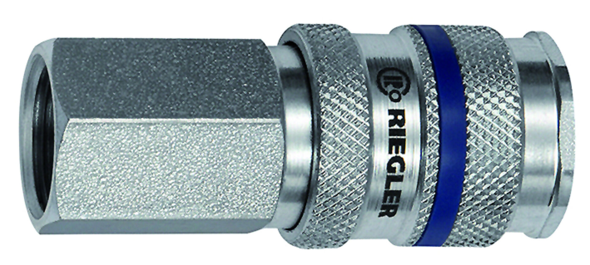RIEGLER Schnellverschlusskupplung NW 7,8 Stahl R 1/4" IG