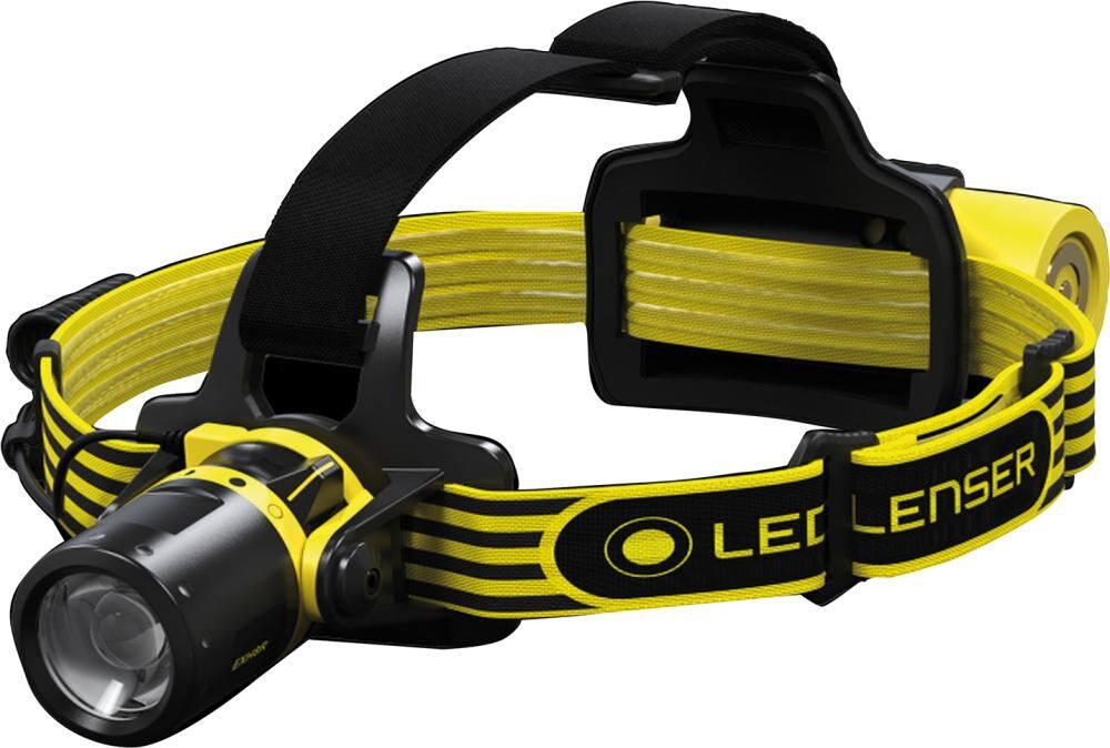 LEDLENSER EXH8R Staubdichte & wassergeschützt IP68 & wiederaufladb. EX-Stirnlampe