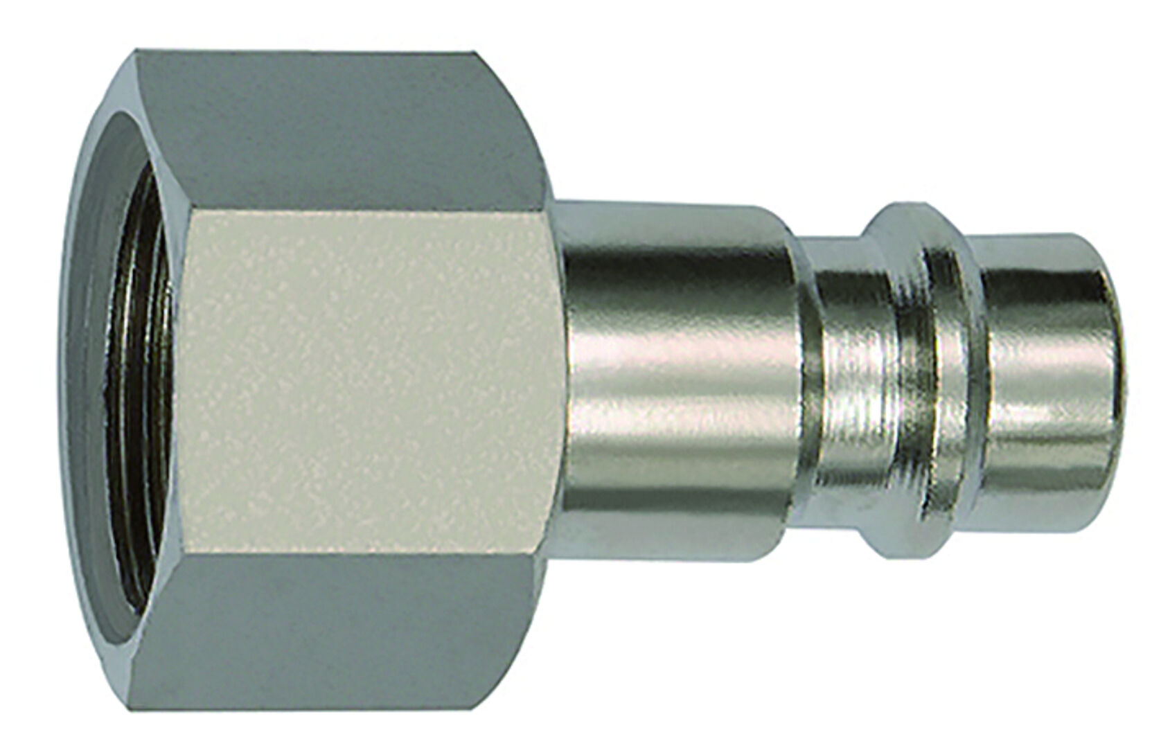 RIEGLER Nippel für Kupplungen NW 7,8 Stahl R 1/2" IG