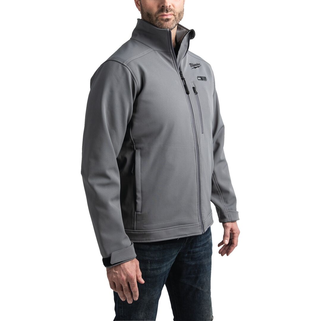 MILWAUKEE Akku-Thermo-Jacke Arbeitsjacke HJGREY5-0 grau Gr. XXL