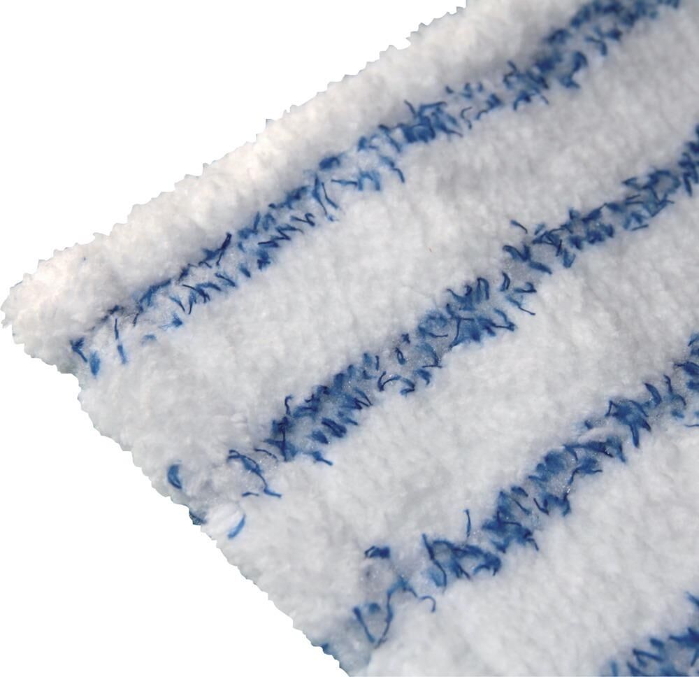 Premium-Mikrofasermopp 50cm weiß-blau
