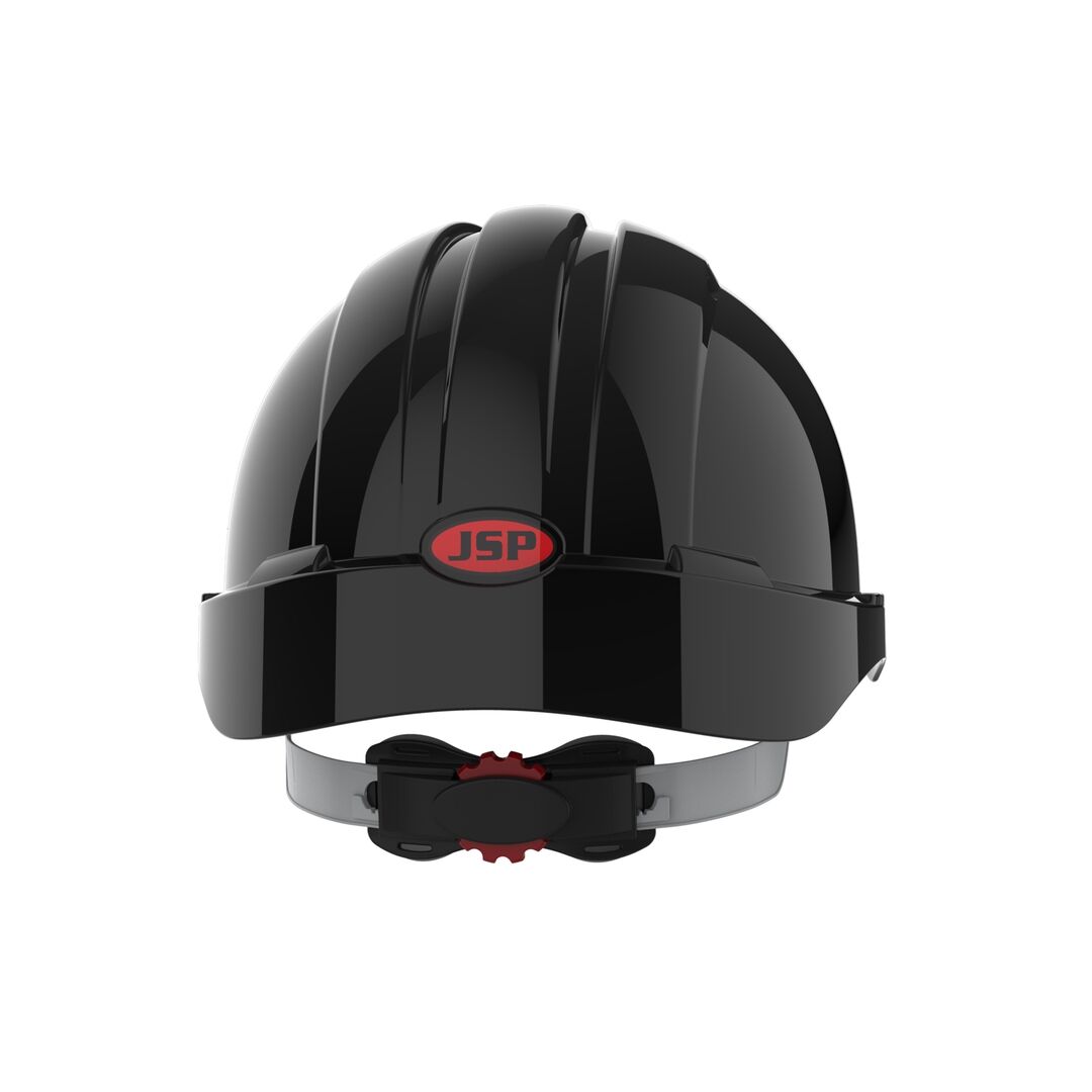 JSP Schutzhelm EVO3 AJF170 belüftet mit Schirm schwarz