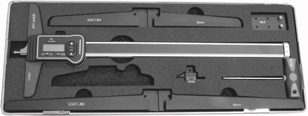 FORTIS Tiefenmesssch. Set Digi. 300mm leichtbau