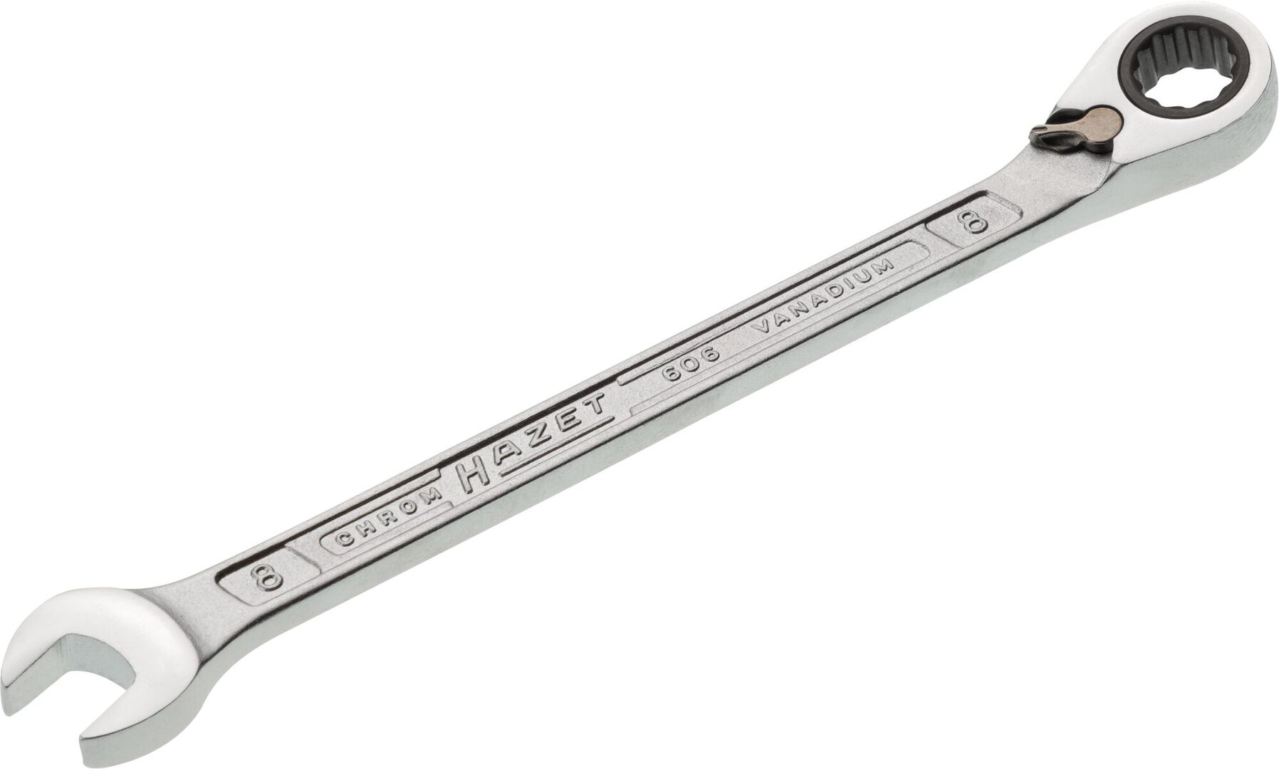 HAZET Knarren-Ring-Maulschlüssel 606 8mm