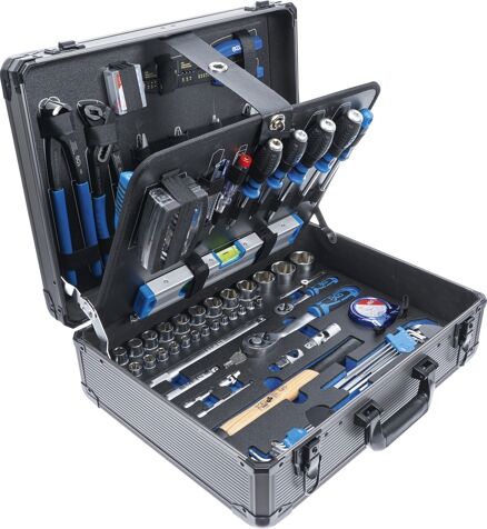 BGS TECHNIC Profi-Werkzeugsatz im ALU-Koffer 149-teilig