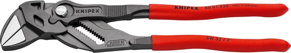 KNIPEX Zangenschlüssel 300mm Kunststoff überzogen grau atramentiert 86 01 300