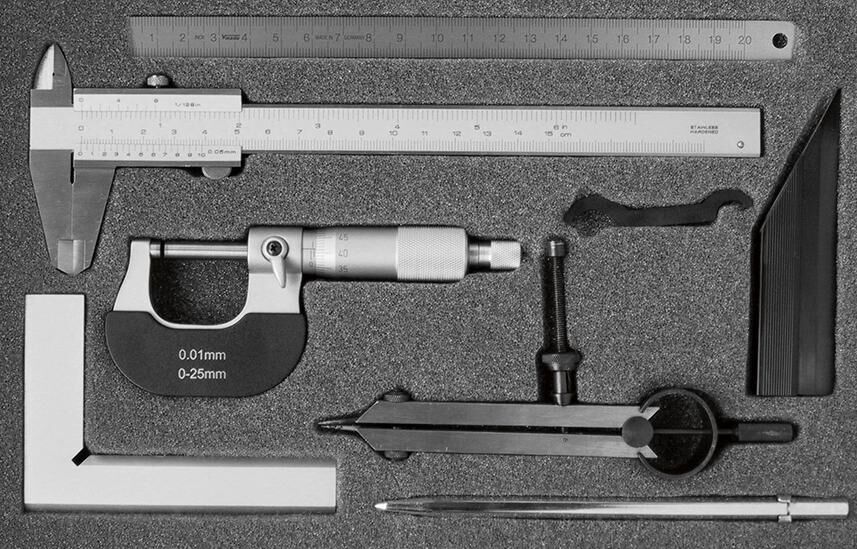 FORTIS Messzeugsatz 7-teilig