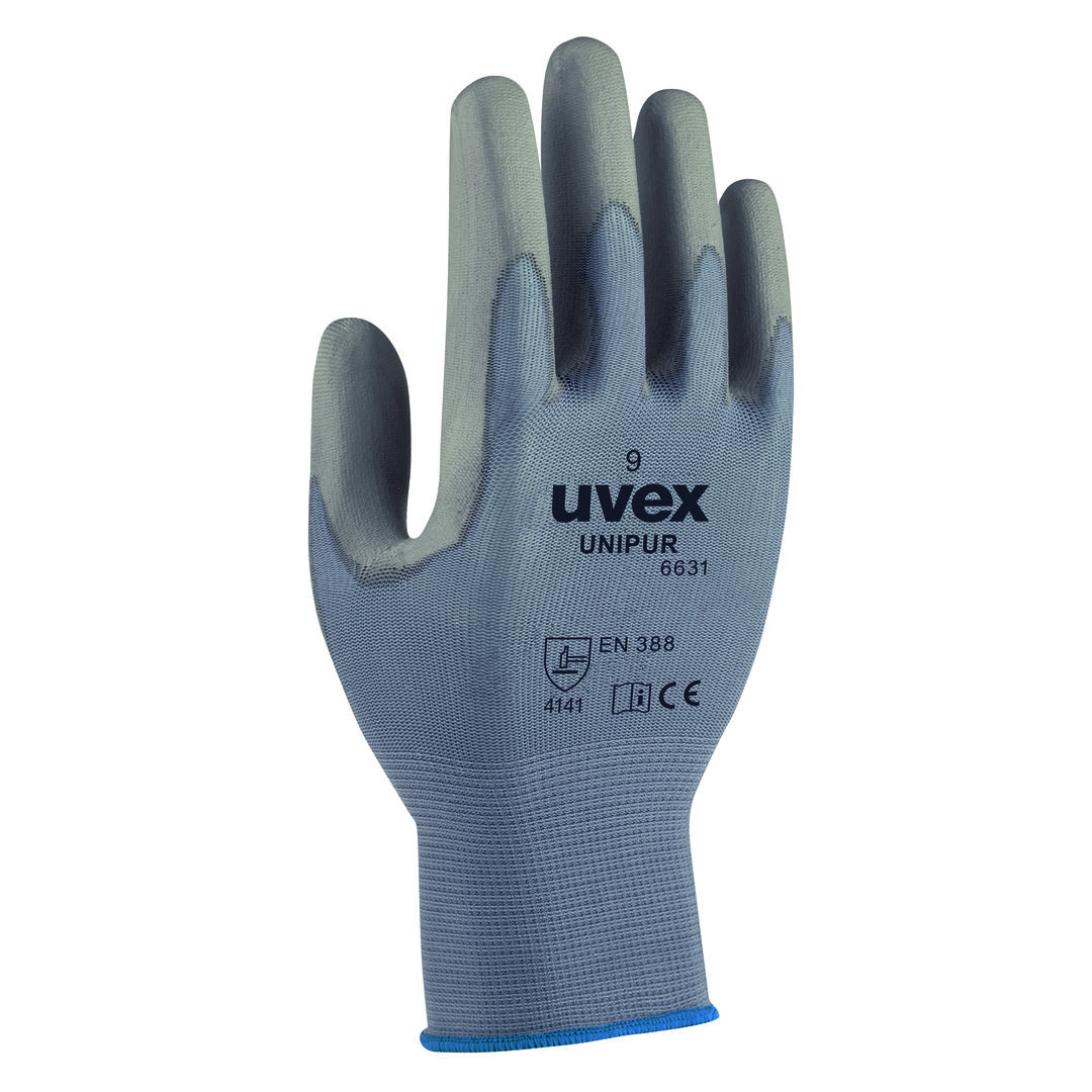 UVEX Montage-Handschuh unipur 6631 PU grau 6094.4 Gr. 7