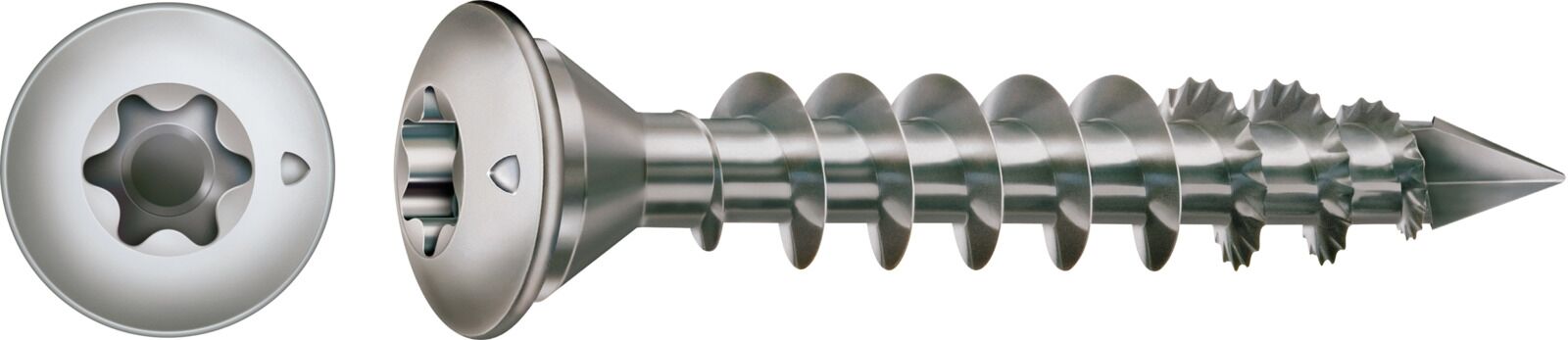 SPAX Pfostenschraube A1 T40 8x50mm Sonderkopf T-STAR+ CUT 50 Stück