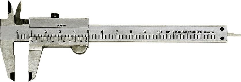 FORTIS Klein-Taschenmessschieber 100mm 1/50