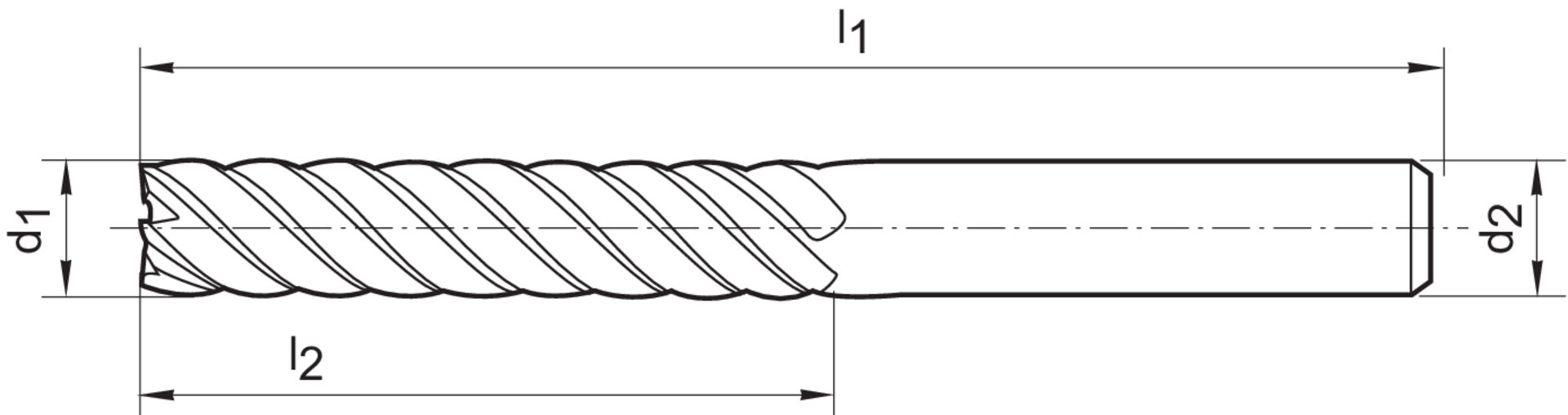 FORMAT Mehrzweckfräser 16,0mm HA Z6 WN VHM TiALN