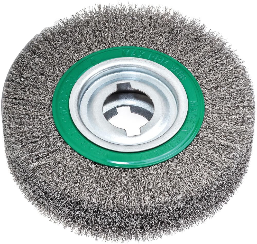 LESSMANN Rundbürste rostfrei 250x60mm gewellt 0,35mm