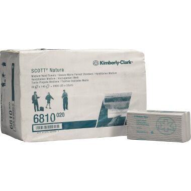 SCOTT NATURA Handtücher Weiß 2800 Tücher