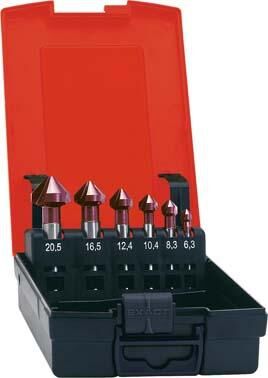 FORMAT Kegelsenker-Set DIN335 C TiAlN 90G6,3-20,5mm