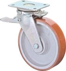 BS ROLLEN Schwerlast-Lenkrolle Poly Gussfelge 250x50mm