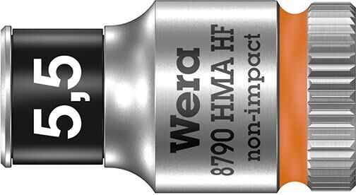 WERA Steckschlüsseleinsatz 1/4" 5,5mm sechskant Haltefunktion