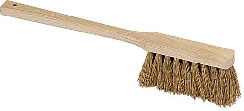 Handfeger Kokos mit Bart 4-Reihig,Unlackiert,45 cm