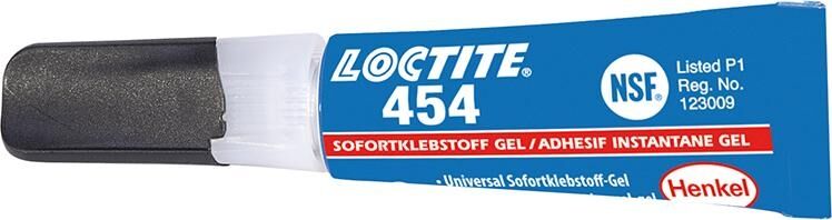 LOCTITE Sofortklebstoff Gelförmig 3 G-Tube Nr. 454