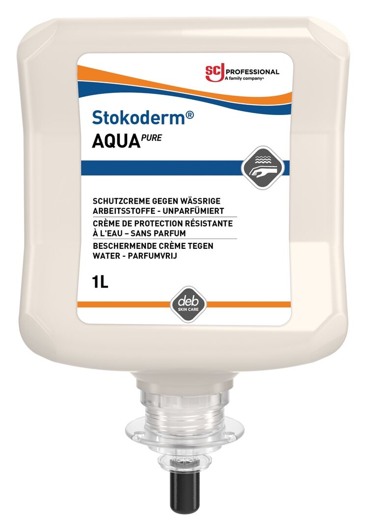 SC JOHNSON STOKODERM Aqua Pure Schutzcreme 1000ml Kartusche