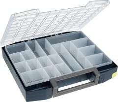 RAACO Sortimentskoffer mit Einsätzen 78x465x401mm 18 Einsätze