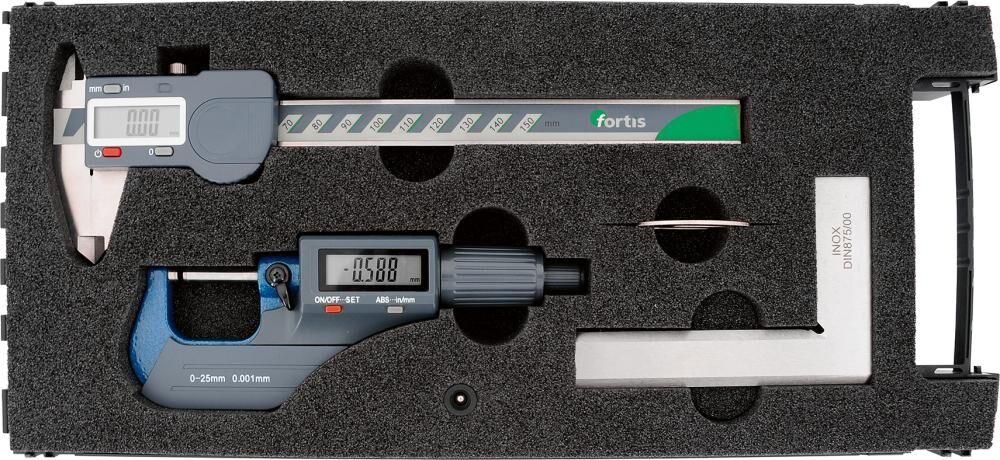 FORTIS Messzeugsatz 3-teilig digital