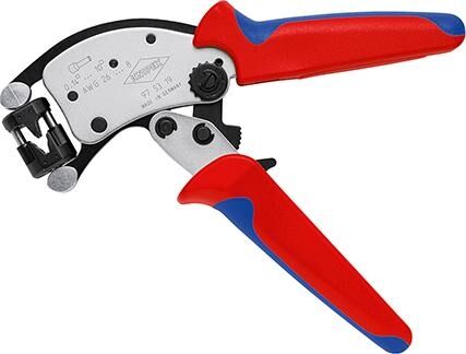 KNIPEX Crimpzange für Aderendhülsen Twistor T 0,14-10qmm / 2x0,25qmm