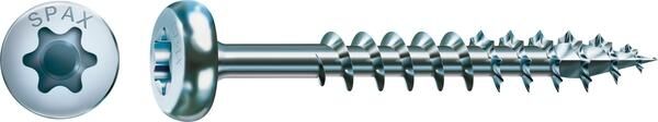 SPAX Universalschraube T20 5x90mm Halbrundkopf Teilgewinde T-STAR+ WIROX 200 Stück