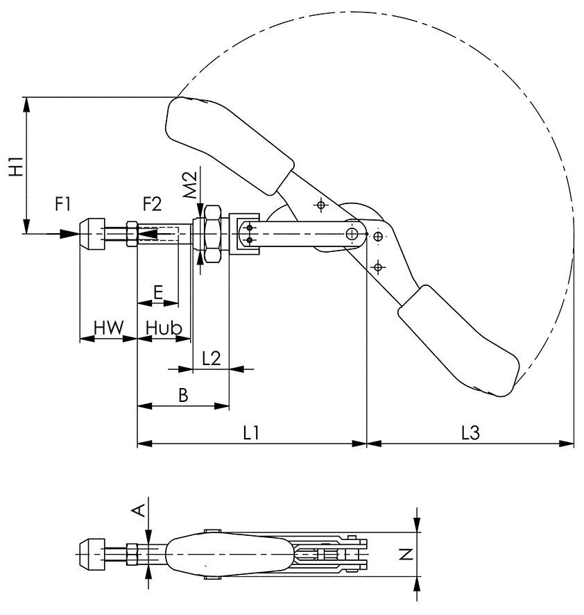 AMF Schubstangenspanner Gr. 3 6844 ESD