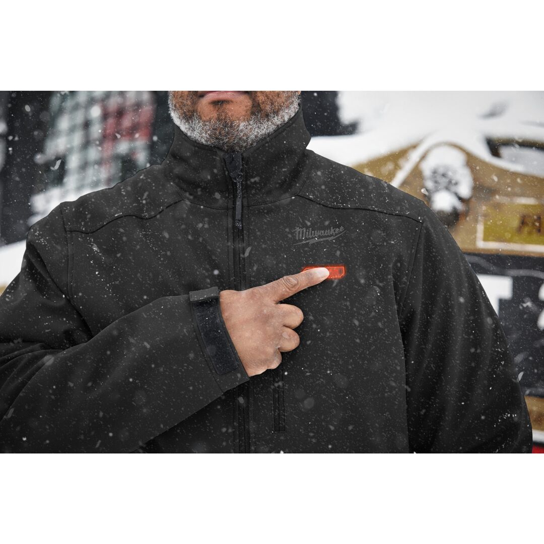MILWAUKEE Akku-Thermo-Jacke Arbeitsjacke M12 HJBL5-0 schwarz Gr. XL
