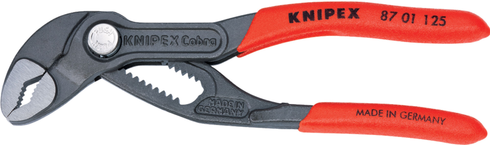 KNIPEX Wasserpumpenzange Cobra 87 01 125 Kunststoff überz. atramentiert 125mm