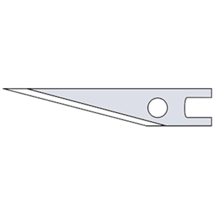 Ersatzklinge für Messergriffe spitz F3 32,8x5,7x0,5mm