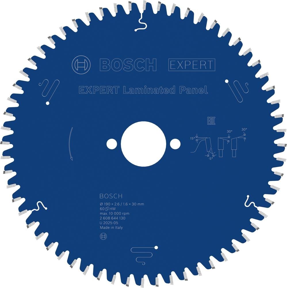 BOSCH Kreissägeblatt HM Expert 216x2,1/1,4x30 T66
