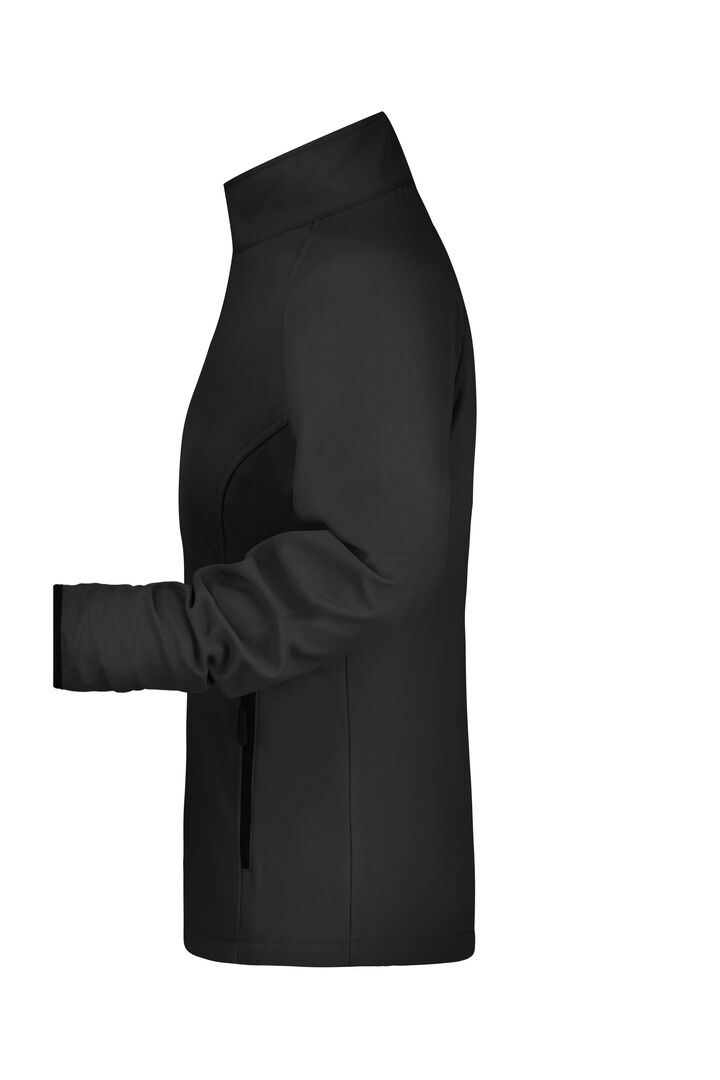 JAMES & NICHOLSON Softshelljacke Gr. L black/black 1129
